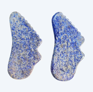 หยกสีฟ้าธรรมชาติ กัวซา ลาพิส ลาซูลี ผลิตภัณฑ์นวดหน้า - Product Image 6
