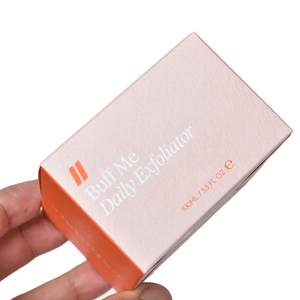 Caja de Embalaje de Cartón Plegable con Fondo Automático y Logotipo Impreso Personalizado, Biodegradable, de Papel Kraft, para Cremas Faciales - Product Image 3