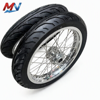 Juego de Ruedas Supermoto CNC Surron Light Bee Talaria de 17 Pulgadas, 70/90-17 90/80-17, Llantas Cromadas, Neumáticos CST, Kit Delantero y Trasero