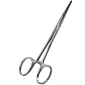 Pinzas hemostáticas, pinzas médicas pequeñas, acero inoxidable, portaagujas para pesca/mascotas, para depilar orejas, cabeza curva, para uso vascular - Product Image 4
