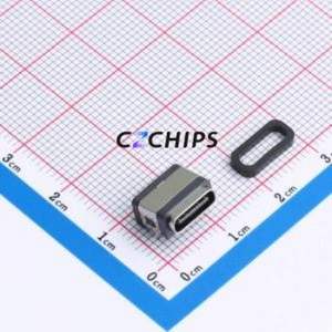 UC08-0B16F00P11 USB Connector SMD Connector ( Connector Type: Type-C )( Gender: Female )( Mounting Type: Horizontal Mount ) - Product Image 1