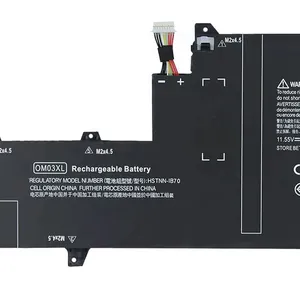 מקורי מחיר מקורי om03xl נייד סוללה עבור hp om03xl 1030 g2 x360 מחשב נייד סוללה