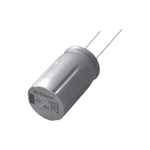 Distribuidor Autorizado UXY1E113MHW Condensador de Aluminio de 11000 uF, 20%, 25V, Radial, de Orificio Pasante - Product Image 1