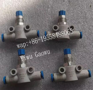 Valvola di Flusso Industriale Originale Festos GR-QS-6 193969 per Automazione, Tubo Aria 6mm, Regolabile Push-In, Valvola di Strozzamento Unidirezionale - Product Image 2