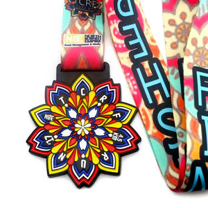 Campione Gratuito Medaglia Personalizzata per Gara di Mountain Bike Dorata - Product Image 6