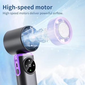 Nuevo Ventilador de Mano Sin Aspas 2026, Batería de 3600 mAh, 100 Velocidades, Enfriamiento con Hielo, Mini Ventilador Plegable para Hotel, Auto y Hogar - Product Image 5