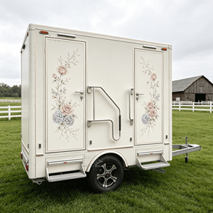 Toilettes chimiques portables, WC mobile, cabine de toilettes, salle de bain extérieure, toilettes mobiles commerciales, remorque de toilettes VIP - Product Image 3