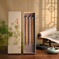 Pinceau à encre en poils de chèvre Graceful Line, boîte cadeau personnalisée, décoration d'intérieur, création de calligraphie