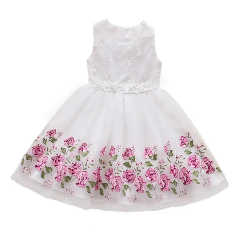 Hot sale baby girl dress summer clothes China Manufacture Wholesale Girls Daily Dresses 2022 summer sleeveless fashion
