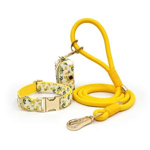 पालतू वस्तुओं हॉट विक्रेता हार 2025 कस्टम प्रिंट डॉग कॉलर फैशन डॉग कॉलर फैशन डॉग कॉलर और लीश सेट लक्जरी डॉग कॉलर - Product Image 6