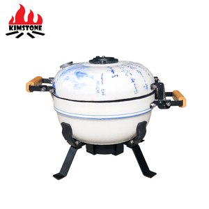 BBQ facial en céramique de 12 pouces, Portable, <span class=keywords><strong>pour</strong></span> <span class=keywords><strong>Camping</strong></span>, pêche, Kamado, facile à transporter, <span class=keywords><strong>pour</strong></span> l'extérieur, nouveau - Product Image 3