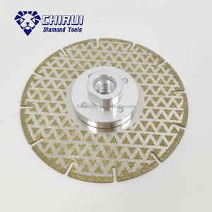 <span class=keywords><strong>Disque</strong></span> de découpe et de meulage <span class=keywords><strong>diamant</strong></span>é électroplaqué à motif étoilé segmenté de 6 pouces (150 mm) pour carrelage, marbre et grès - Product Image 1