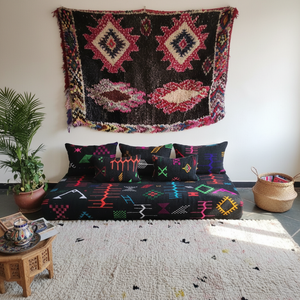 Ensemble de canapés orientaux-Éponge en coton de qualité-200x80x20 cm-N'importe quelle couleur est possible. - Product Image 3