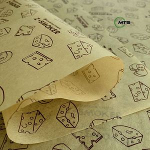 Custom Printed Logo PE Coated Sandwich Paper Food Grade Butcher Wax Greaseproof Deli Meat Wrapping for Burgers Bread <b>Milk</b> - Product Image 3