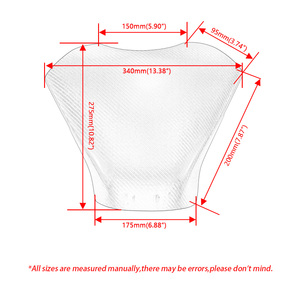 Protection de réservoir de carburant en fibre de carbone véritable pour moto Honda <span class=keywords><strong>CBR</strong></span> <span class=keywords><strong>1000</strong></span> RR 2012-2015 2013 <span class=keywords><strong>2014</strong></span> - Product Image 2