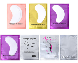 Großhandel Neues Design Baumwoll-Wimpernpads Maske Wimpernverlängerungs-Patches Pflegende Unter-Augen-Pads gegen Augenringe Hydrogel-Augenpads - Product Image 3