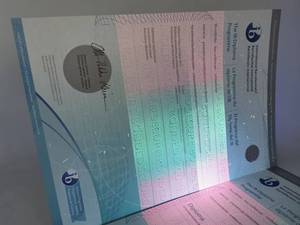 Security Thread <strong>Paper</strong> Anti-fake White Watermark <strong>Paper</strong> Fully Embedded A4 Corrugated <strong>Paper</strong> Resin Customized Letterpress Printing - Product Image 5