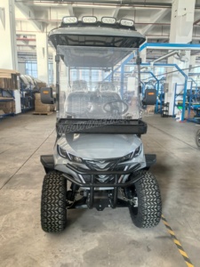 Радужная индивидуальная уличная легальная электрическая тележка для гольфа, багги для гольфа, 6 мест, батарея 72 В, литий-ионная электрическая тележка для гольфа - Product Image 2