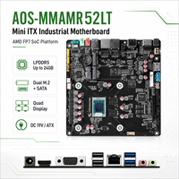 Motherboard Industri Mini ITX Desktop AMD untuk 5 7535HS 7640HS 7940HS LPDDR5 24GB SATA Grafis Terintegrasi Saluran Tunggal Baru