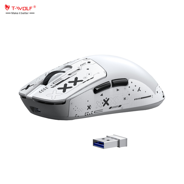 Three Mode Light Weight Gaming Mouse PAW 3311 Custom Macro Driver Mouse Anti slip and Sweat Mouse Design