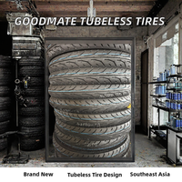 Pneus moto tubeless GOODMATE neufs 60/80-17TL/60/90-17TL pour remplacement/réparation sur le marché d'Asie du Sud-Est – Carcasse de pneu – Garantie 1 an