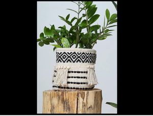 Couvre-pot de table élégant et moderne de style oriental à motif abstrait carré créatif pour salon - Product Image 3