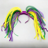 Serre-tête Mardi Gras, Accessoires de Carnaval, Serre-tête Lumineux LED, Chapeau Lumineux Nouveauté, Fournitures de Fête Mardi Gras