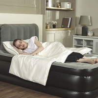 Matelas pneumatique intelligent avec pompe intégrée - Lit gonflable double de luxe pour la maison