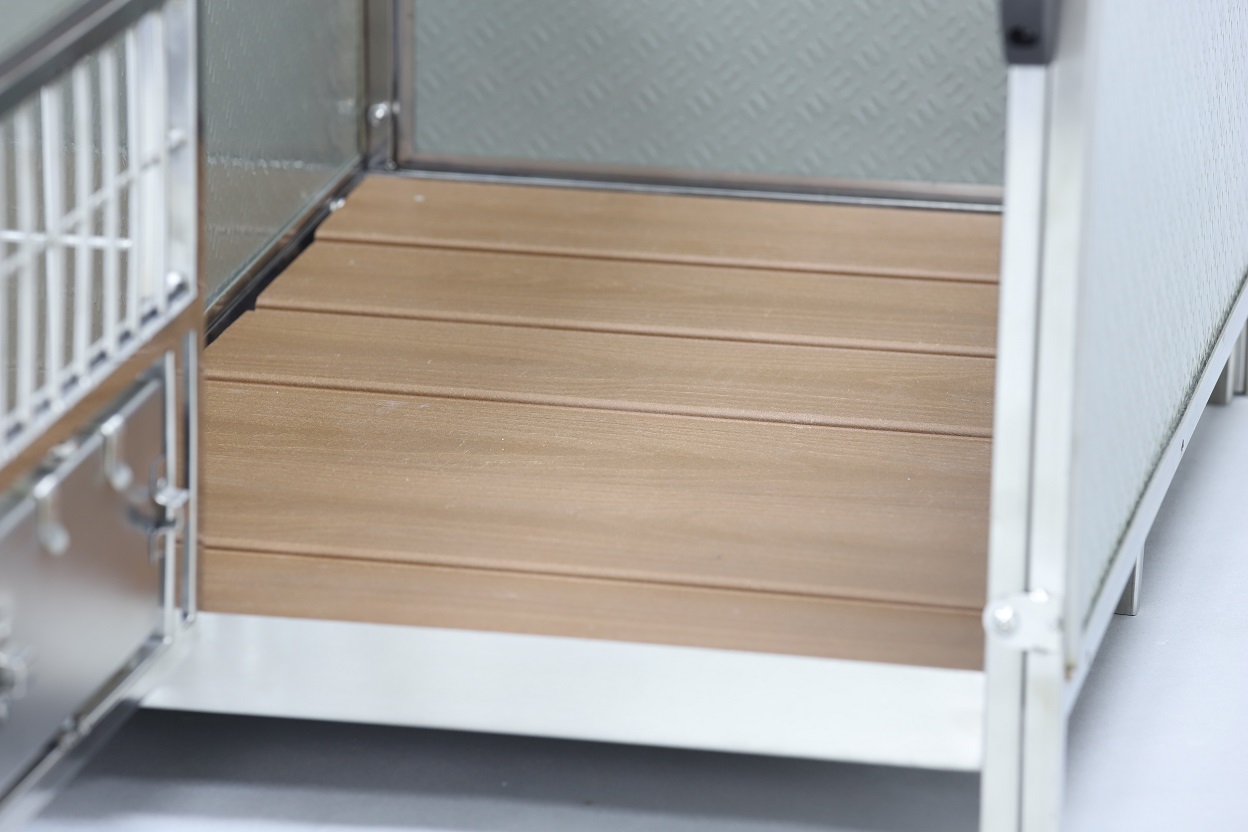 Powder Coated Galvalume Draining Kennel with Wire Grid Door