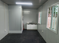 Maison conteneur détachable de 20 pieds, bureau préfabriqué portable, cabine modulaire, mini-maison