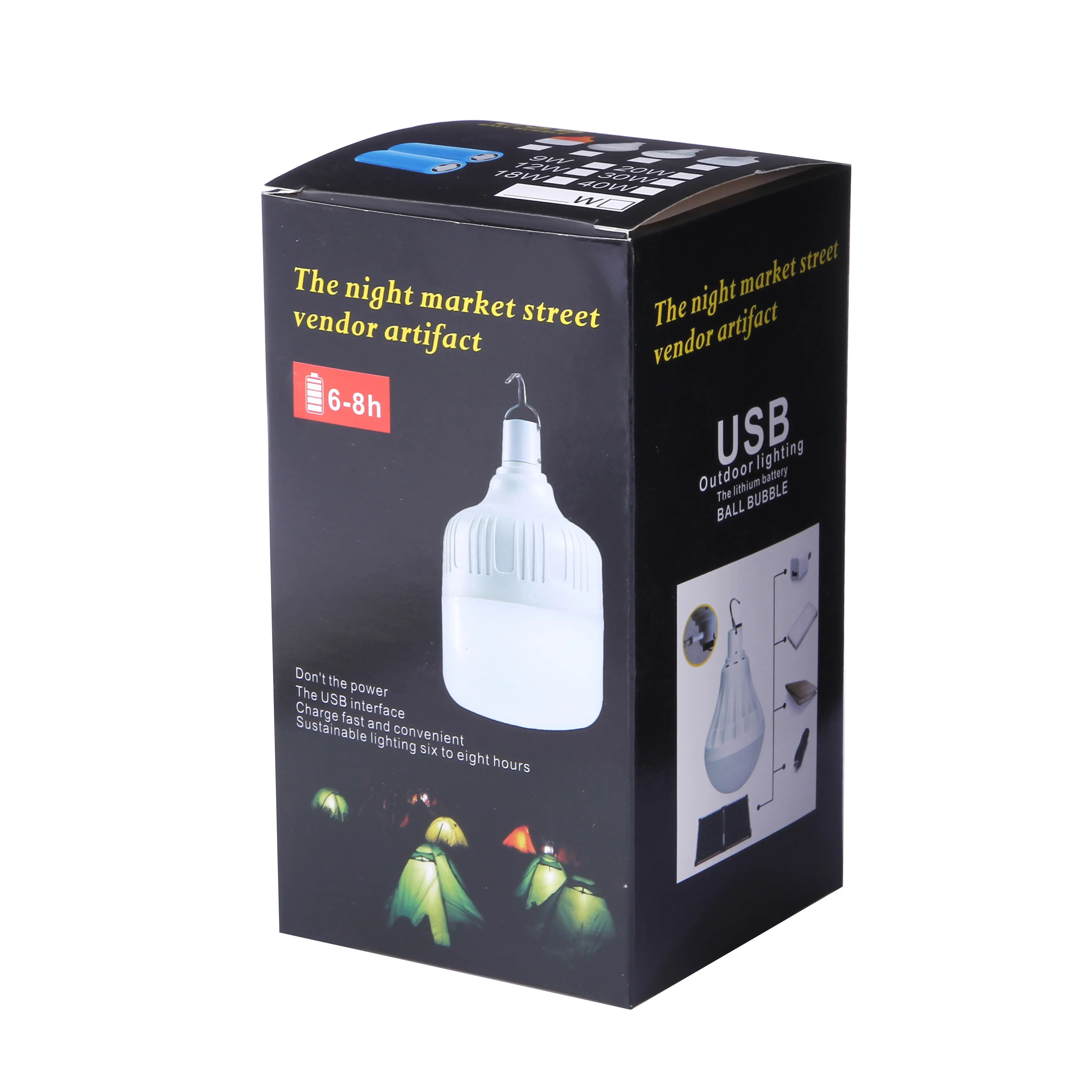 Factory direct T-shaped camping low price rechargeable LED emergency light bulb lampe led rechargeable