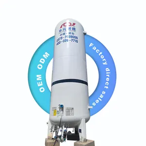 20000L Double Layer Low Temperature Storage Tank Cryogenic Oxygen Tank For Storage