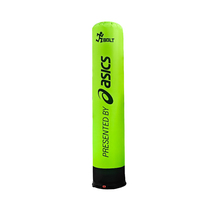 Colonne gonflable publicitaire LED extérieure pour la nuit, design personnalisé, logo, tube gonflable