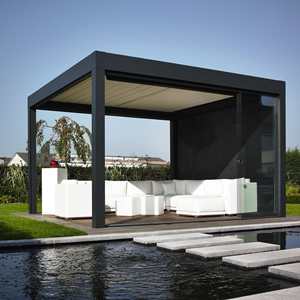 Carpa de Hotel, Toldo para Sala de Estar, Pabellón para Protección Solar, Toldo para <span class=keywords><strong>Bar</strong></span>, Gazebo para Fiestas, Gazebo Decorativo de Aluminio para Restaurante, Gazebo para Exteriores - Product Image 5