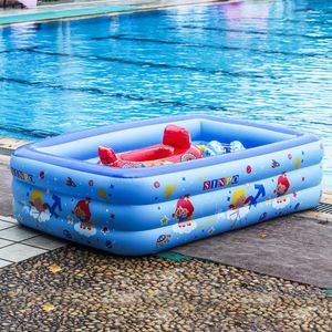 Venta al por Mayor de Piscinas Inflables Cuadradas de PVC Nuevas para Niños y Bebés, Piscina al Aire Libre con Logotipo Personalizado - Product Image 3