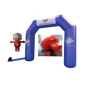 Celebration Use Inflatable Arch w/ Finish Line Chute Air Blower For Inflatable Arch