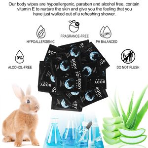 Lingettes nettoyantes pour adultes Inspire, taille XXL extra large, nettoyage quotidien, avec aloe vera et vitamine E pour adultes - Product Image 3