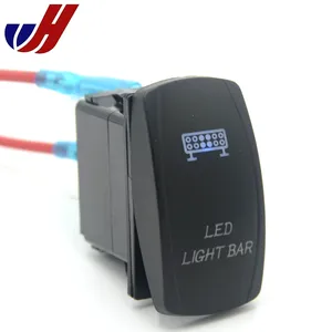 Interrupteur à bascule automatique/Marine, led coloré, 12V 24V, style de chariot - Product Image 1