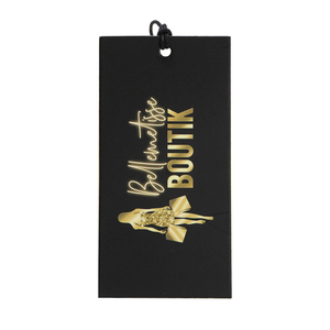 Nhà máy giá rẻ tùy chỉnh thiết kế quần áo treo thẻ có thể tái chế treo <span class=keywords><strong>tag</strong></span> nhãn - Product Image 2