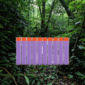 Balles de fléchettes en mousse EVA multicolore 10,000 par boîte, taille 7.2*1.3 cm, sans trous à <span class=keywords><strong>la</strong></span> pointe du pistolet jouet. - Product Image 3