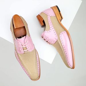 รองเท้าอ็อกซ์ฟอร์ดแบบผูกเชือกสำหรับผู้ชาย ปี 2026 คุณภาพสูง สไตล์ลำลองสำหรับธุรกิจ หนังแท้ ด้านบนกันน้ำ ระบายอากาศได้ดี ดีไซน์ Evergreen - Product Image 3