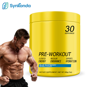 Suplemento Deportivo Pre-Entrenamiento en Polvo con Sabor a Frambuesa Azul, Vitaminas <span class=keywords><strong>B</strong></span>, Beta Alanina y Creatina para Hombres y Mujeres Adultos - Product Image 1