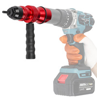 Pistola Manual para Tuercas M3 M4 M5 M6 M8 M10, Cabezal de Conversión de Aleación de Aluminio, Grado Industrial, Taladro para Remaches, 26V, Trabajo en Madera, OEM ODM