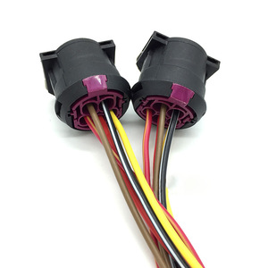 Automobile 5 Pin Plug Connector <b>12V</b> IP65 PVC Insulated Copper Core Wiring Harness For Car Headlight <b>Socket</b> - Product Image 4