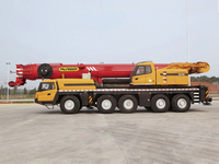 SAC1200E prix d'usine grue tout terrain de 120 tonnes avec commande pilote hydraulique à vendre