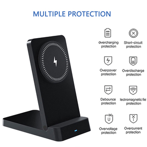 Support de chargeur <span class=keywords><strong>sans</strong></span> <span class=keywords><strong>fil</strong></span> pliable OEM 15W PD 3.0 avec station de charge magnétique OTP/OVP pour port USB-C Android - Product Image 5