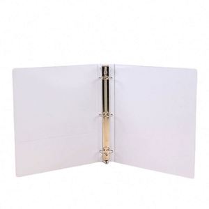 PVC Folder Double Clip Thickened Loose-Leaf Notebook Pull Rod Clip Waterproof Cover Student Exam Paper <b>Storage</b> Level Arch <b>File</b> - Product Image 1