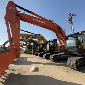 Gran equipo de condiciones de trabajo, excavadora Hitachi ZX240 de 24 toneladas usada con alta calidad y bajas horas de trabajo, excavadora a la venta - Product Image 1