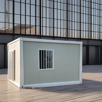 Maison en conteneur résidentielle détachable portable de 20 pieds Conception de ferme Garantie de 5 ans Utilisation de l'école de la chambre à coucher Préfabriqué