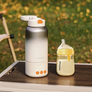Completamente caffè bere tazze vendita metallo bottiglia di alimentazione latte calda bocca larga bollitore elettrico da viaggio per le ragazze - Product Image 1